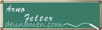 Arno Felter Visitenkarte